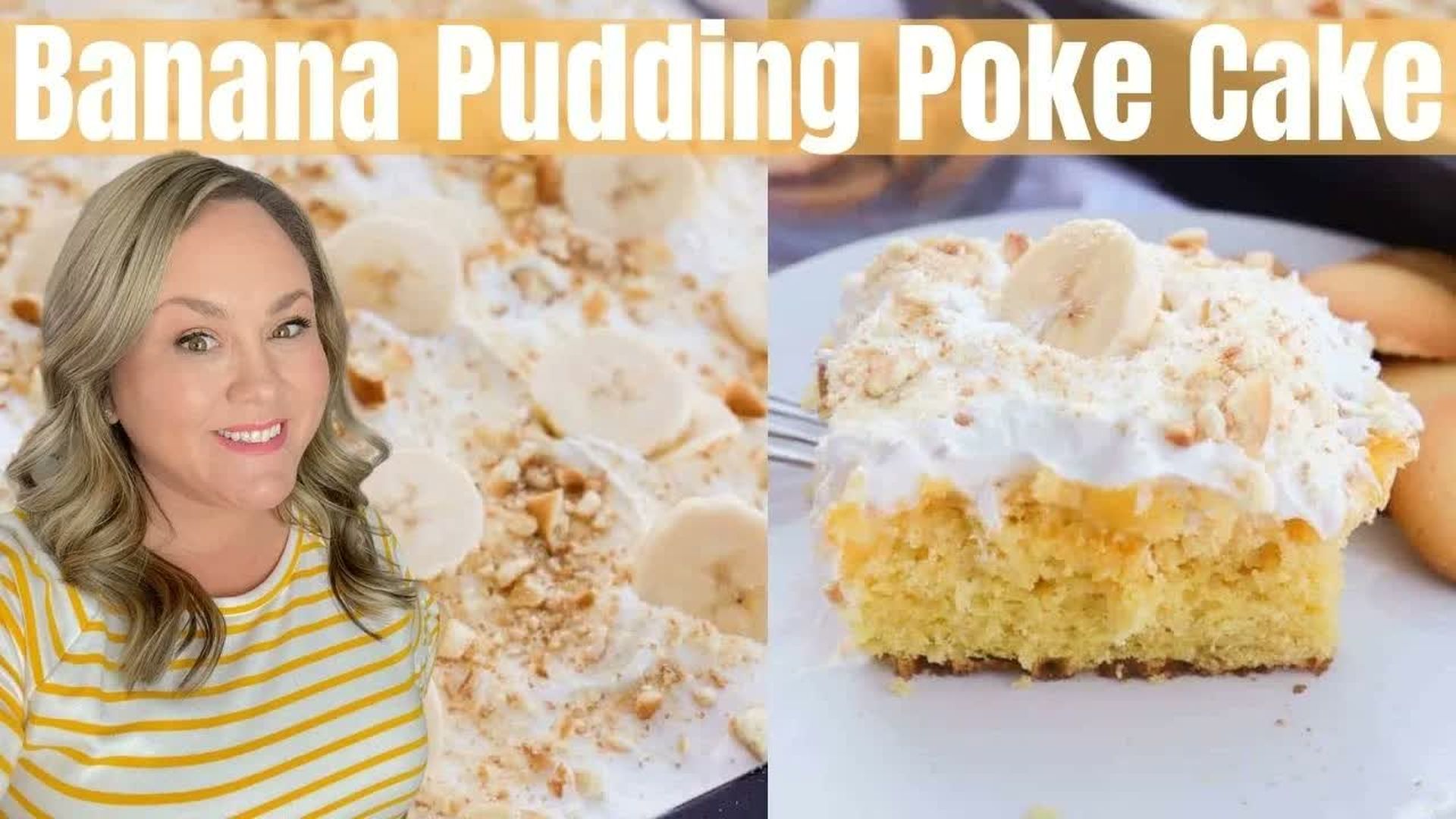 DRH27-Banana Pudding Poke Cake - Diary of a Real Housewife