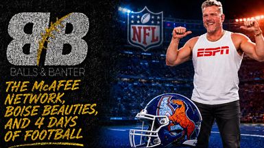 DBS14-Pat McAfee Boises Epic Helmets Rookie of the Year Debate Football All Weekend - Drew Berquist